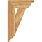 Ekena Millwork Traditional Traditional Rough Sawn Bracket w/ Offset Brace, Western Red Cedar, 6"W x 14"D x 22"H BKT0604X14X22TRA01RWR - alternate 2
